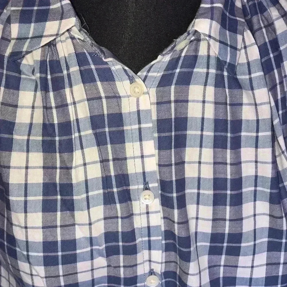 Madewell Central Open Back Shirt Size S - Picture 3 of 6